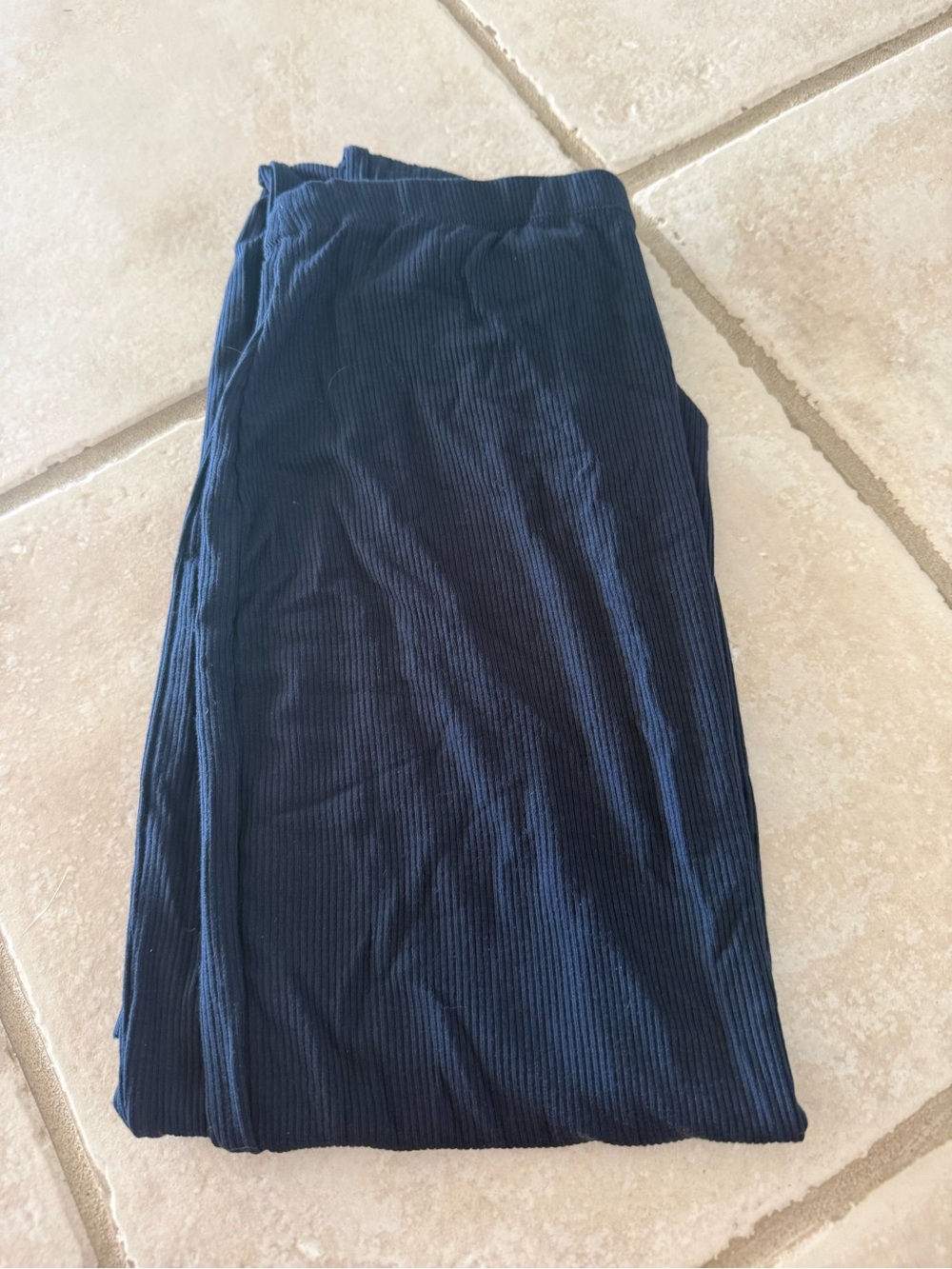 SKIMS Soft Lounge Long Skirt in Navy